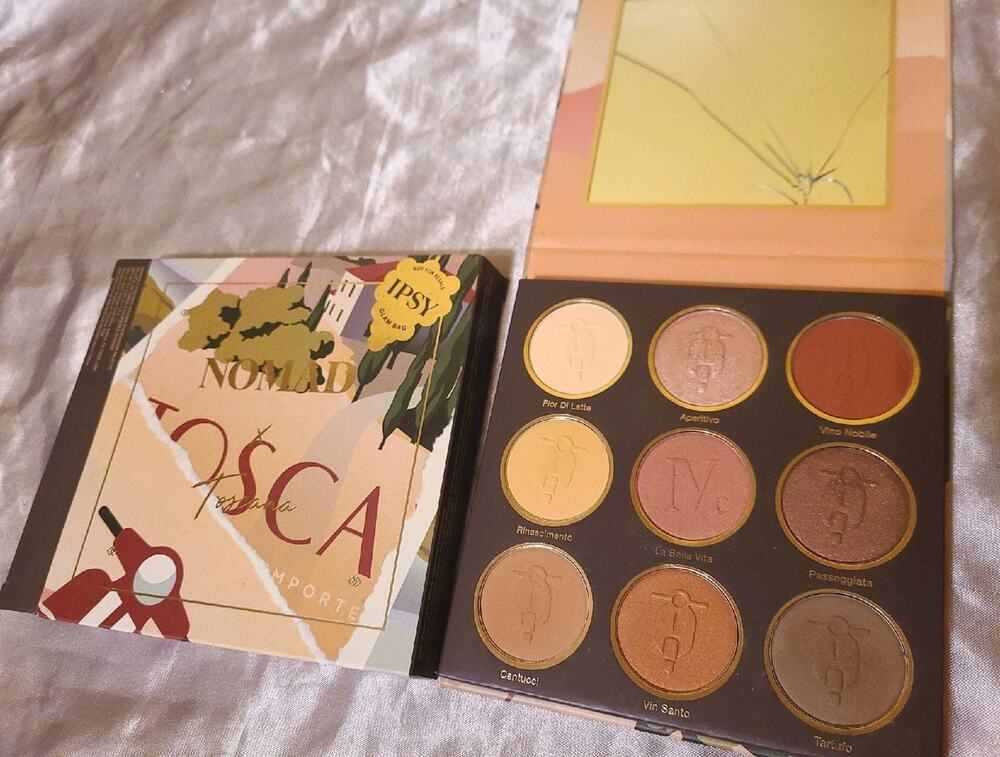 Nomad x Toscana brown neutral eyeshadow palette